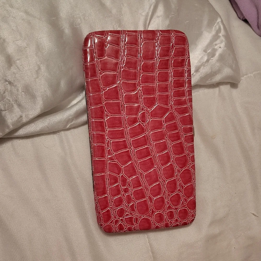 Red Crocodile Pattern Phone Case